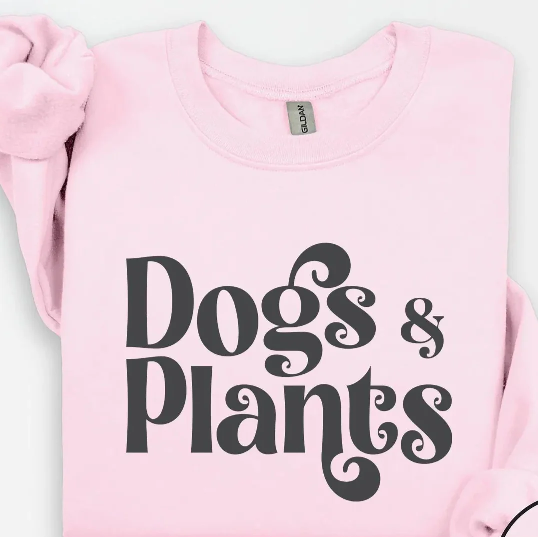 Dogs & Plants Sweater