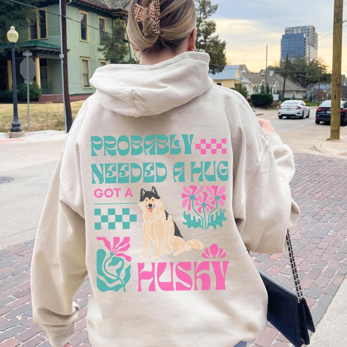 Probably Needed A Hug Husky Hoodie