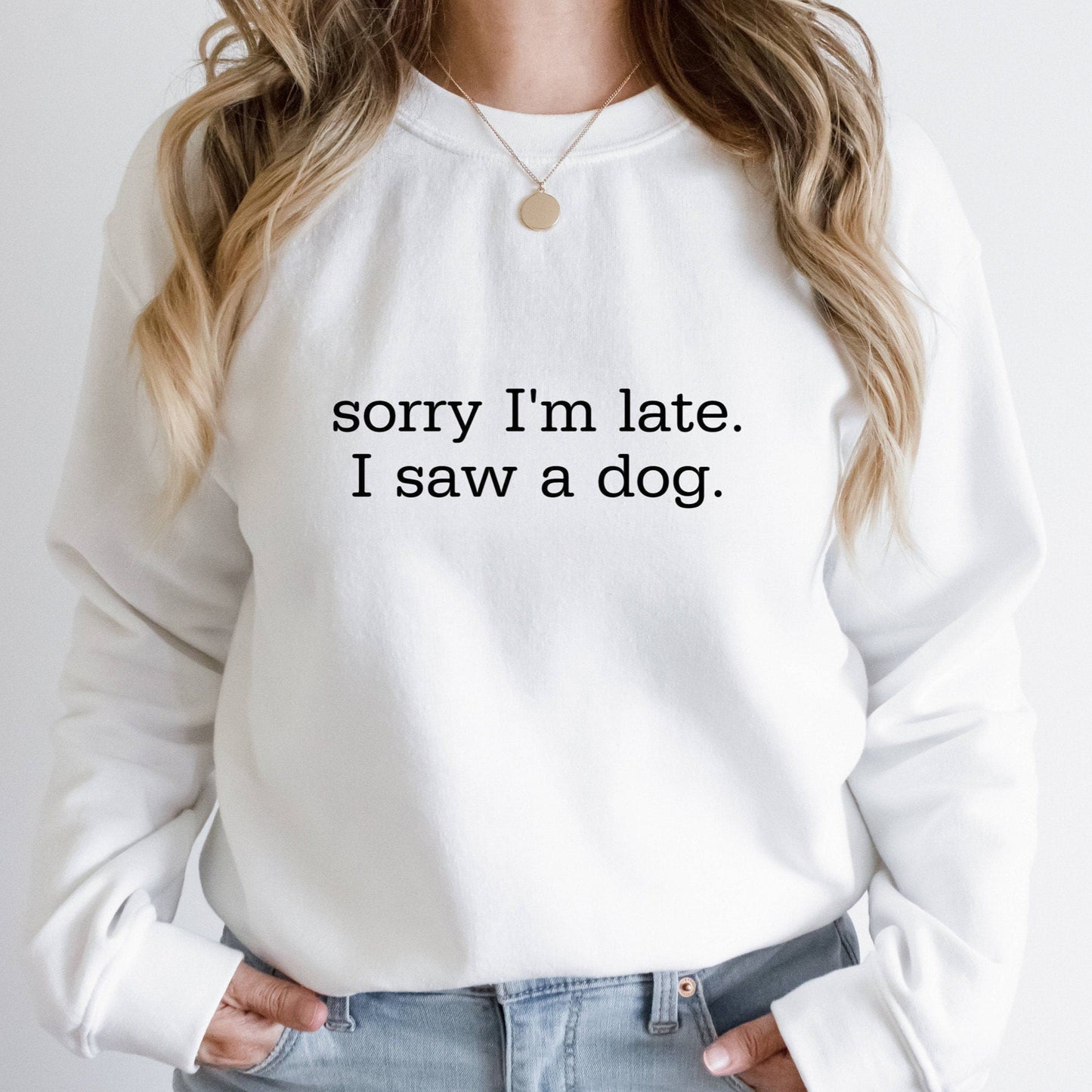 Sorry I'm Late Sweater V2