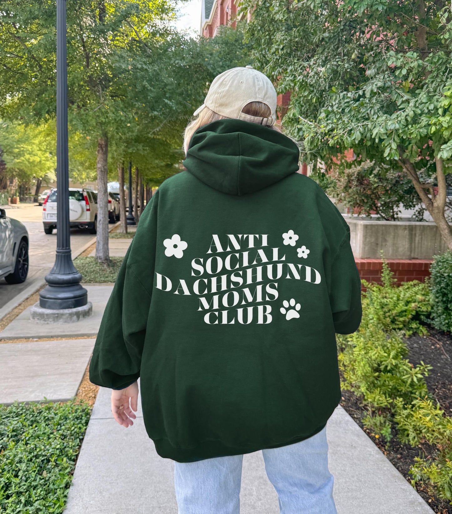 Antisocial Dachshund Mom Hoodie