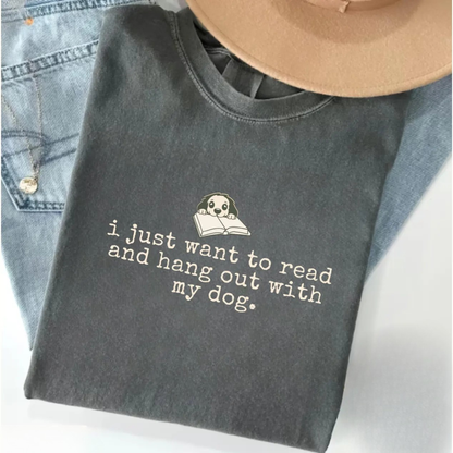 Dog Book Lover Tee