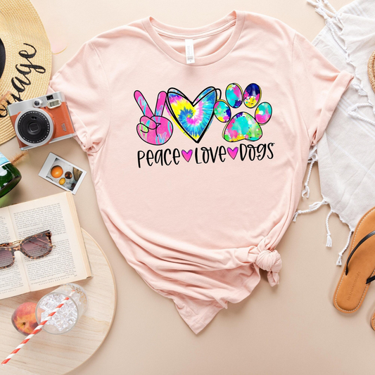 Peace Love Dogs Tee V5