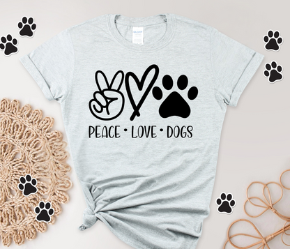 Peace Love Dogs Tee V2