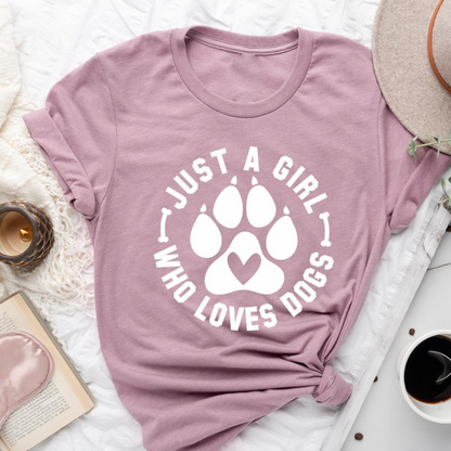 Stay At Home Dog Mom Tee