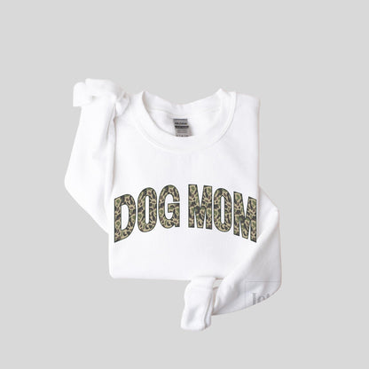 Dog Mom Camo Sweater