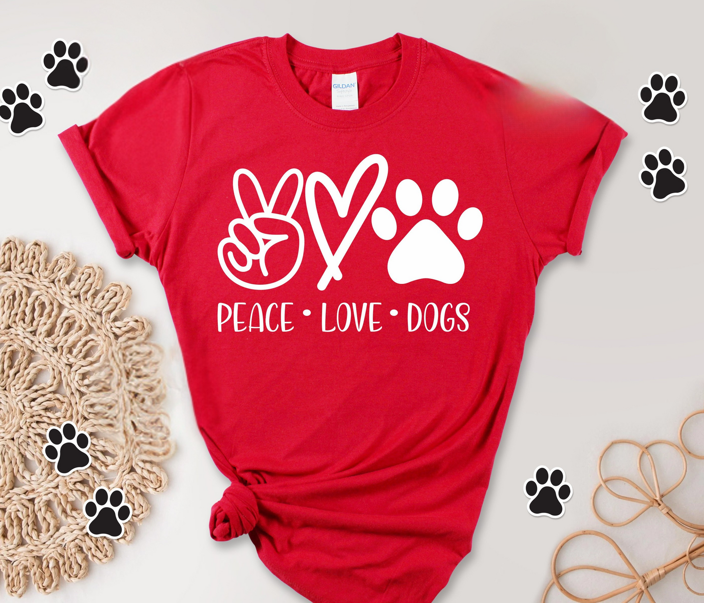Peace Love Dogs Tee V2