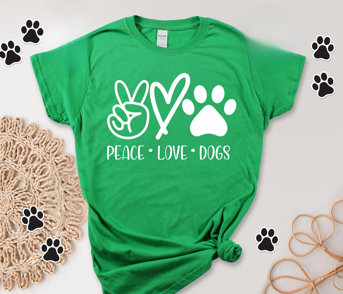 Peace Love Dogs Tee V2
