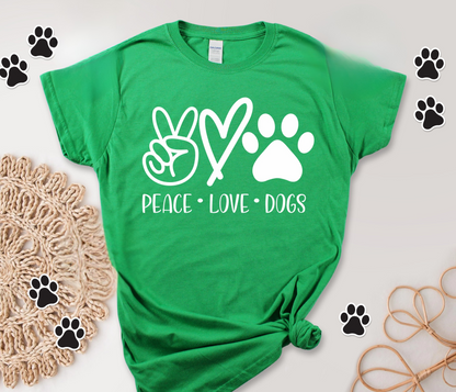 Peace Love Dogs Tee V2