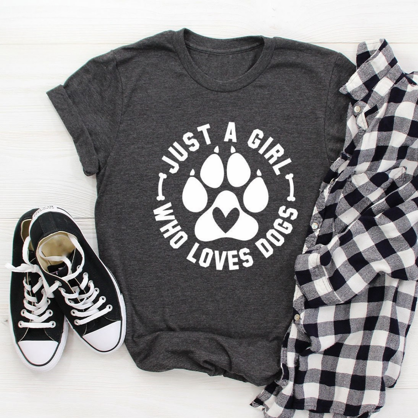 Stay At Home Dog Mom Tee