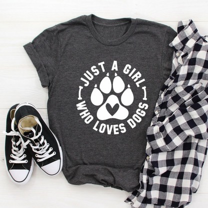 Stay At Home Dog Mom Tee