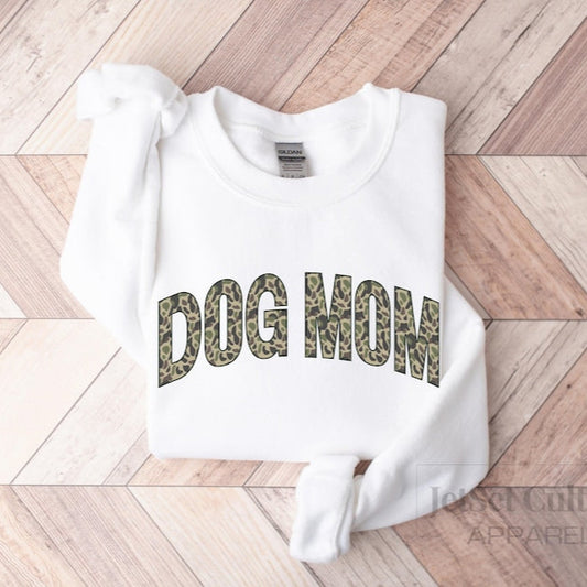Dog Mom Camo Sweater