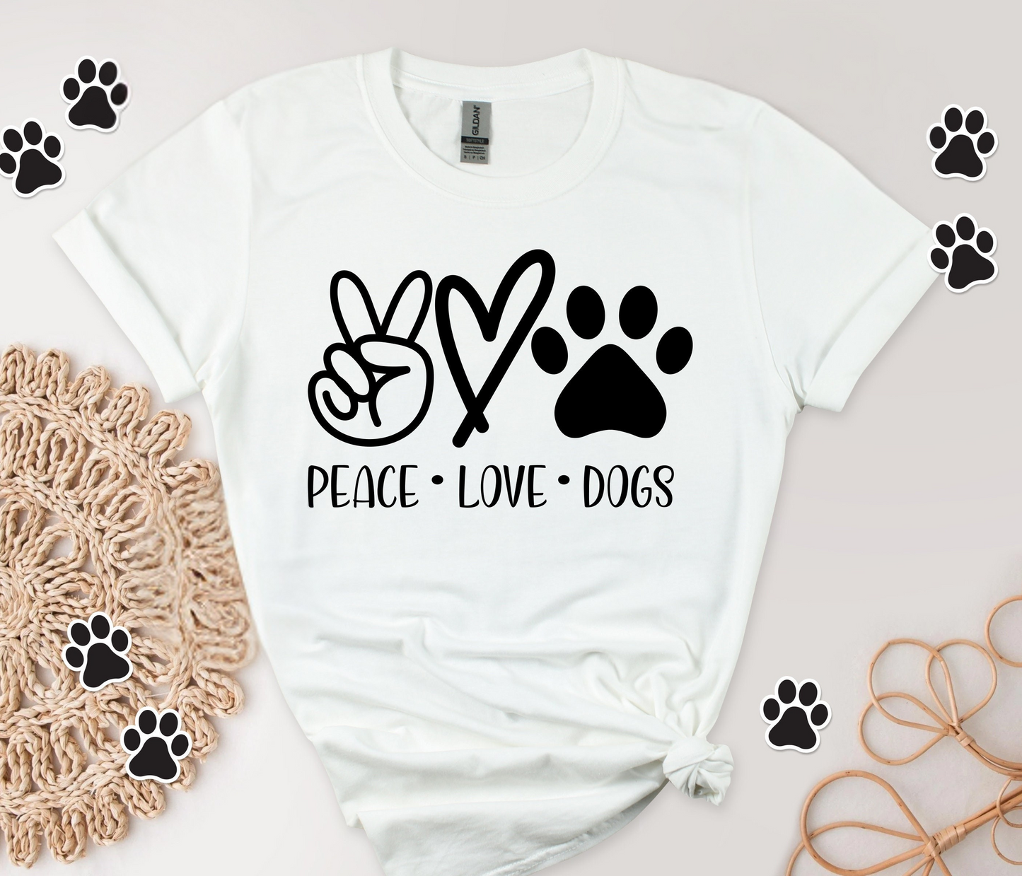 Peace Love Dogs Tee V2
