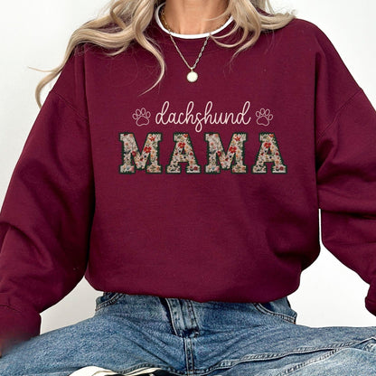 Floral Dachshund Sweater V2