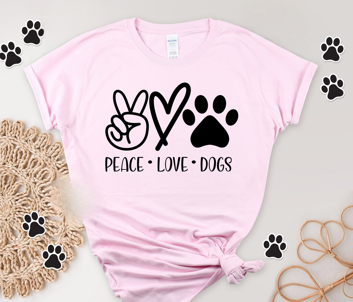 Peace Love Dogs Tee V2