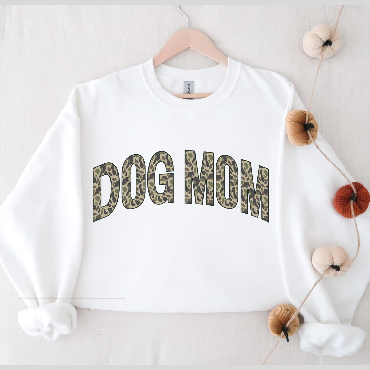 Dog Mom Camo Sweater