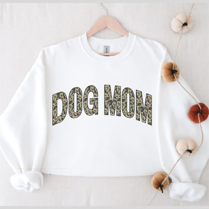 Dog Mom Camo Sweater