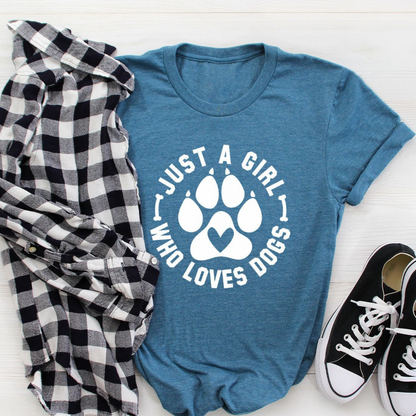 Stay At Home Dog Mom Tee