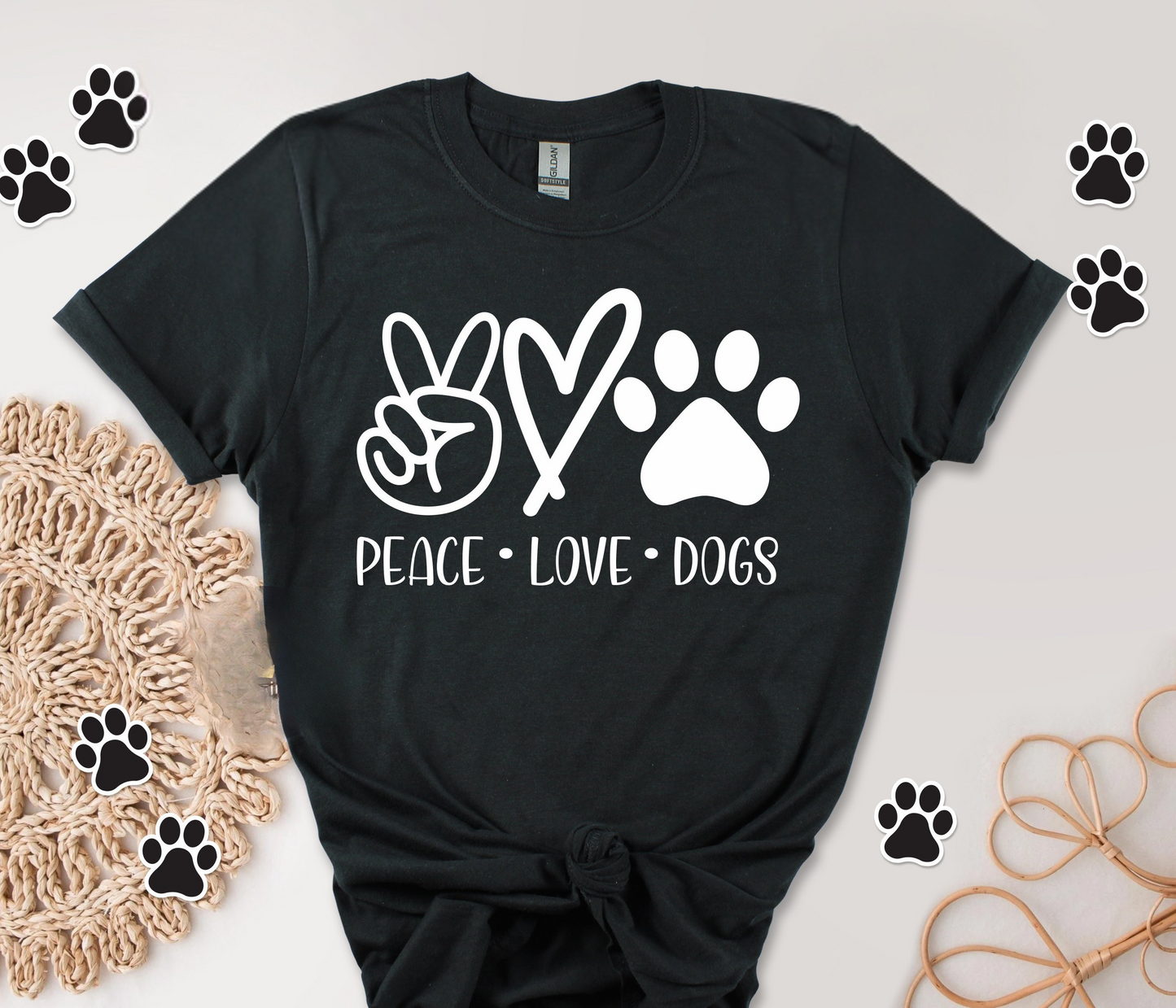 Peace Love Dogs Tee V2