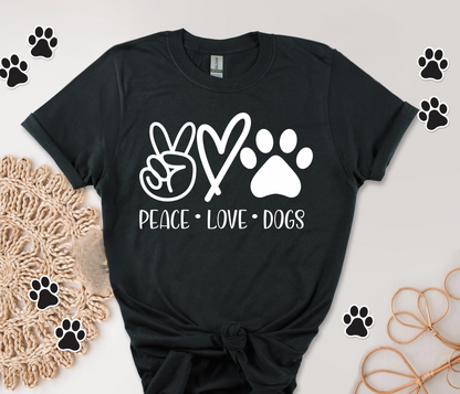 Peace Love Dogs Tee V2