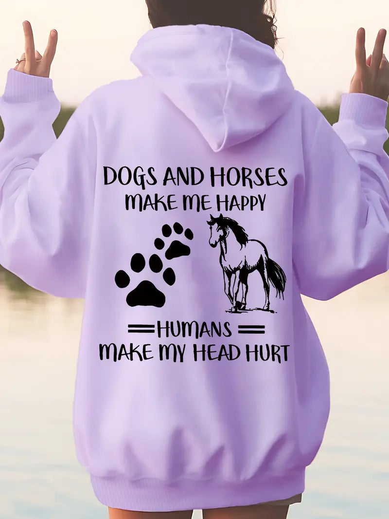 Dogs & Horses Hoodie V4