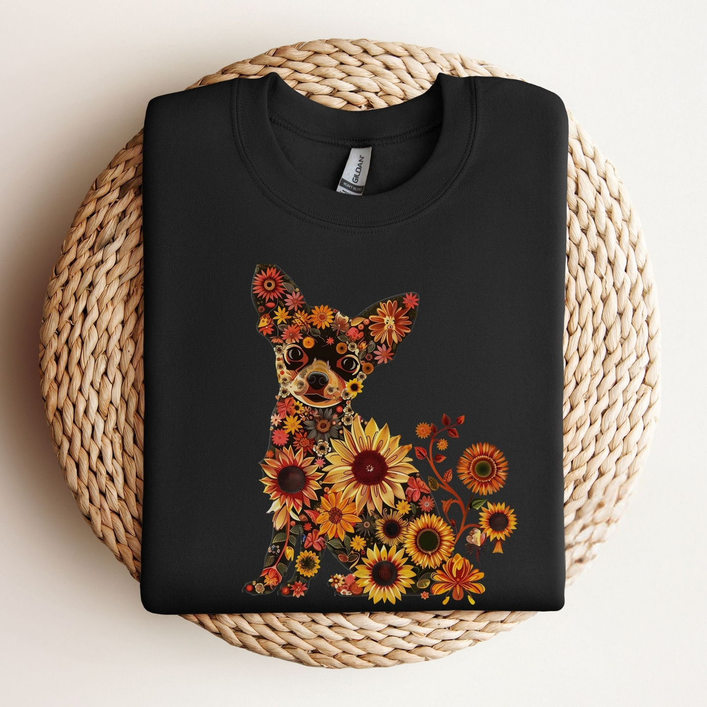 Floral Chihuahua Sweater