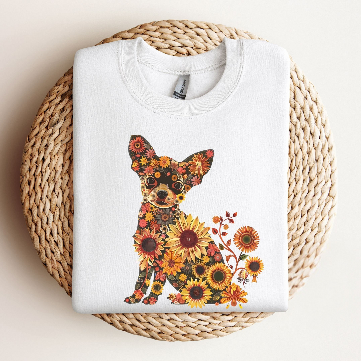 Floral Chihuahua Sweater