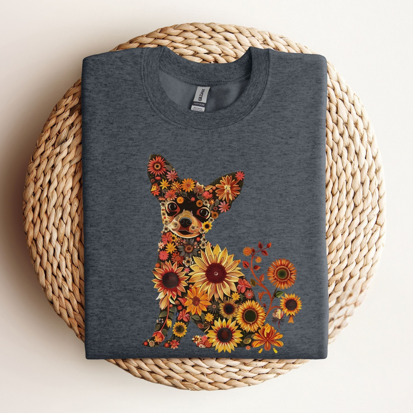 Floral Chihuahua Sweater