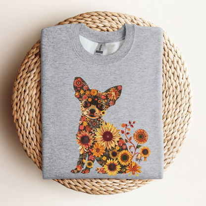 Floral Chihuahua Sweater