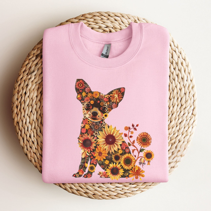 Floral Chihuahua Sweater