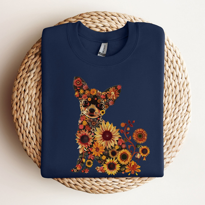 Floral Chihuahua Sweater