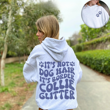 Border Collie Glitter Hoodie