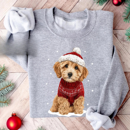 Christmas Cavapoo Sweater