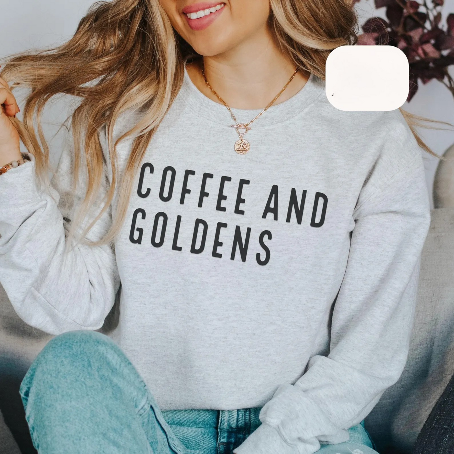 Coffee & Goldens Sweater
