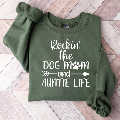 Dog Mom & Auntie Life Sweater
