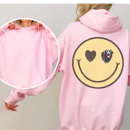 Black Lab Smiley Sweater