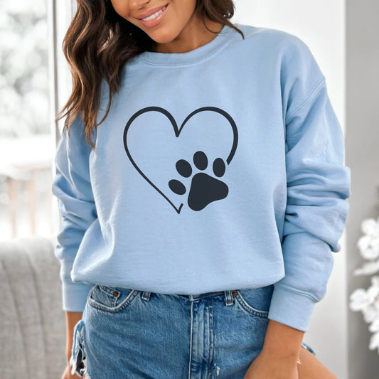 Heart Paw Sweater