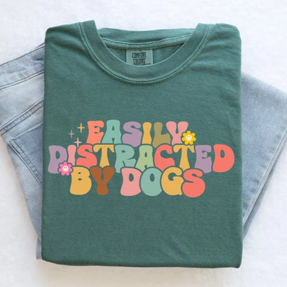 Easily Distracted By Dogs Tee V2