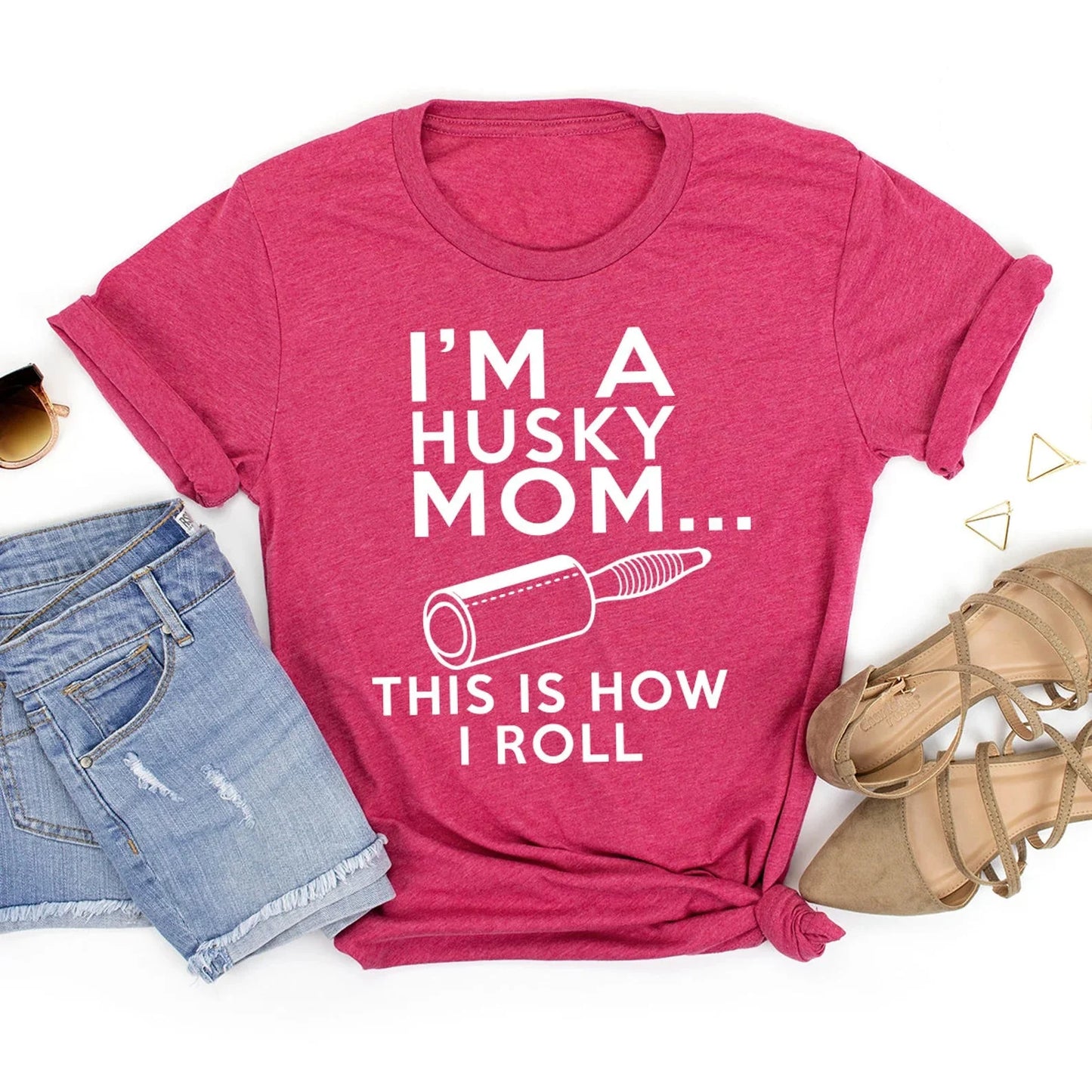 Husky Mom Tee