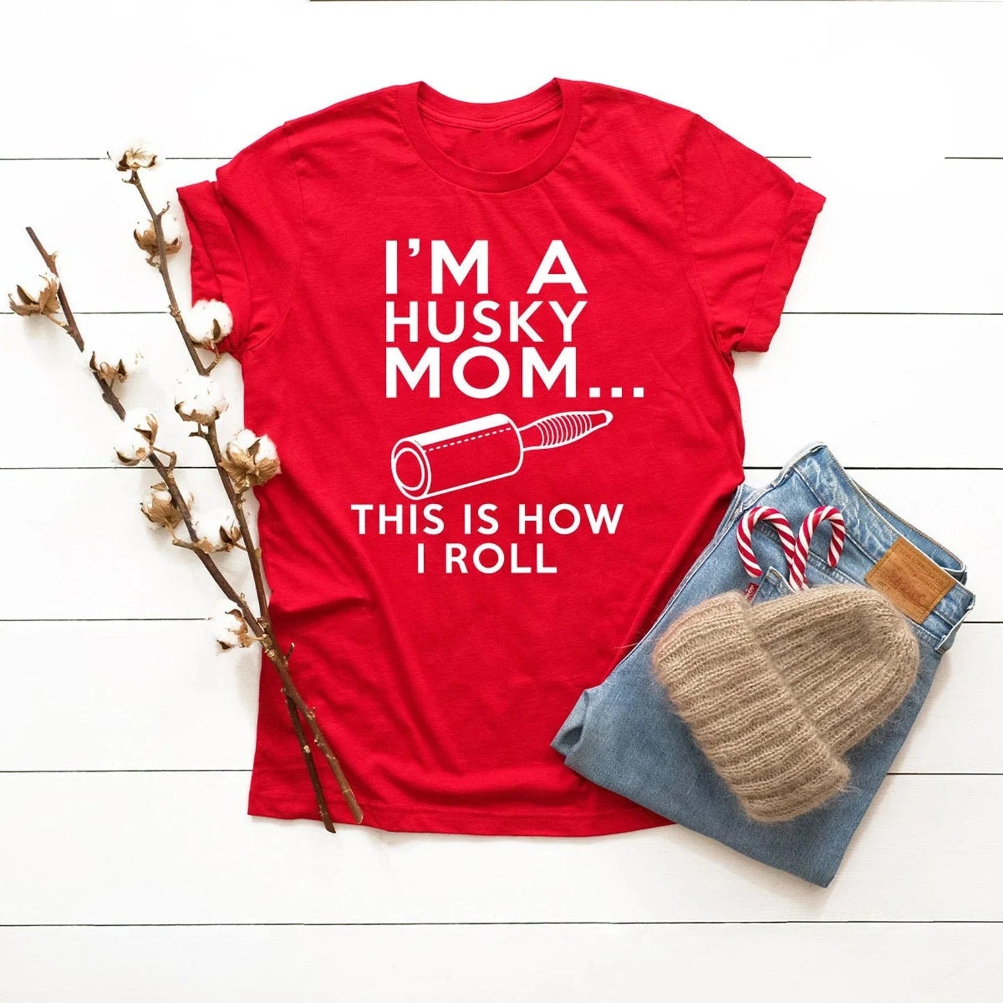 Husky Mom Tee