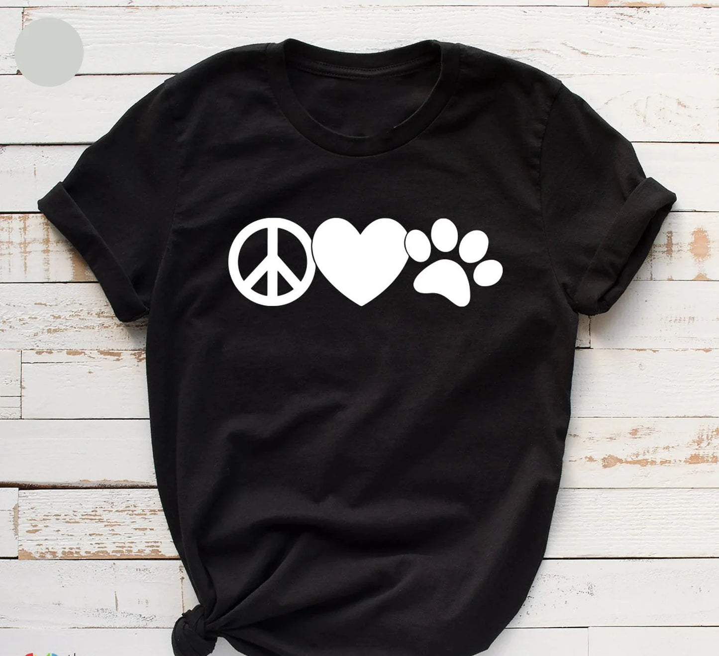Peace Love Dogs Tee V7