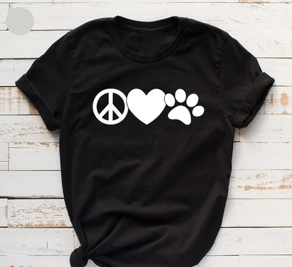 Peace Love Dogs Tee V7