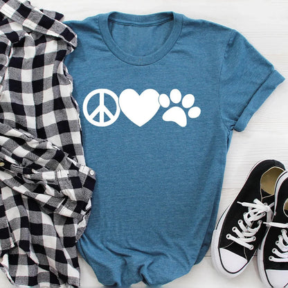 Peace Love Dogs Tee V7