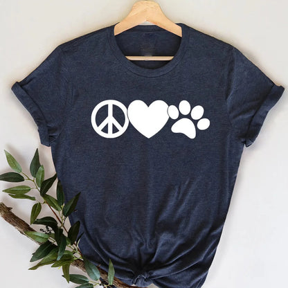 Peace Love Dogs Tee V7