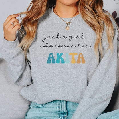 Just A Girl Akita Sweater