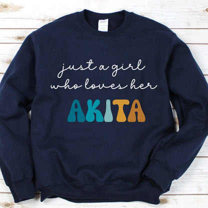 Just A Girl Akita Sweater