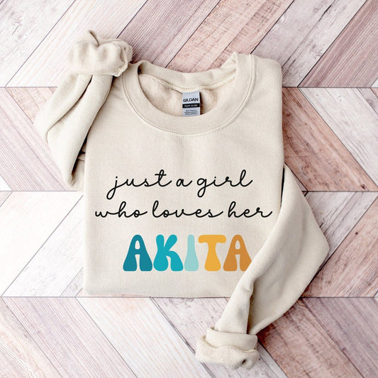 Just A Girl Akita Sweater