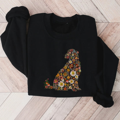 Floral Golden Sweater V6