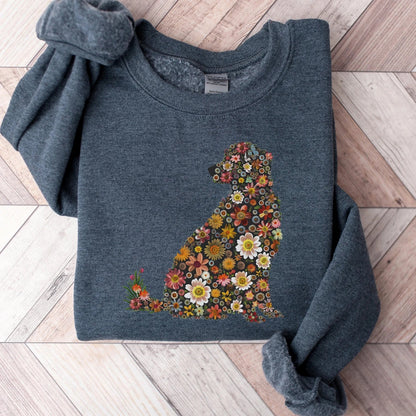 Floral Golden Sweater V6