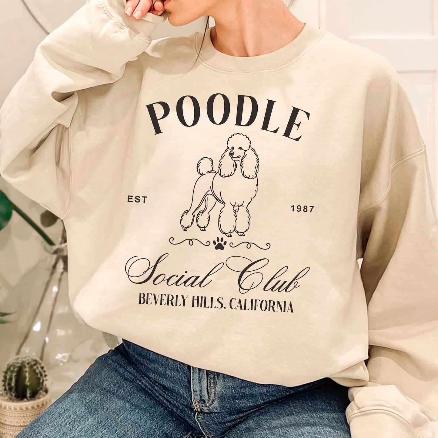Poodle Social Club Sweater