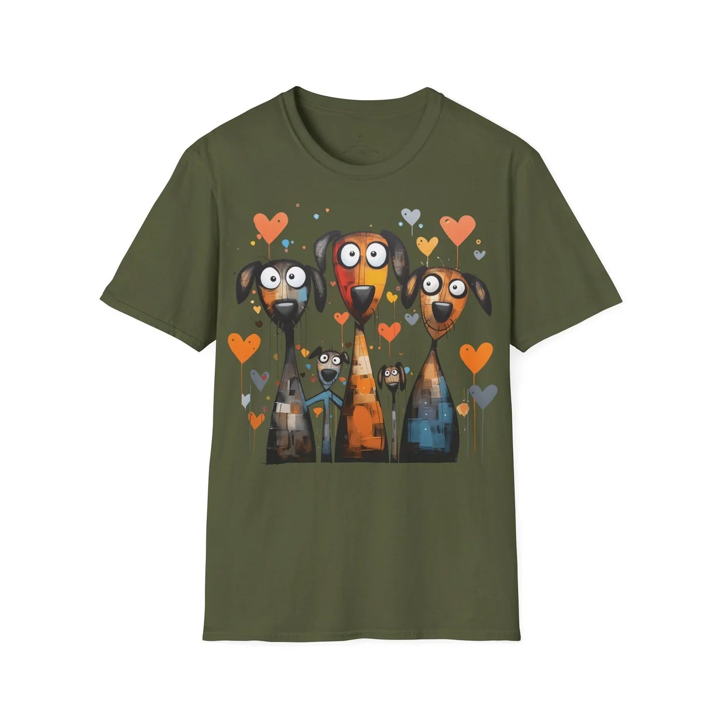 Cartoonish Dogs Tee